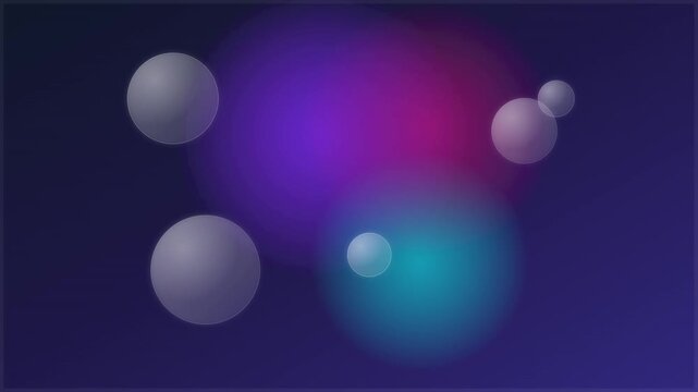 dynamic floating glassmorphism circles blur background effect