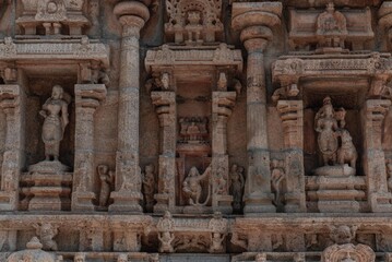 Obraz premium The Ranganatha Temple in Srirangam is one of the largest Hindu temple complexes in the world.