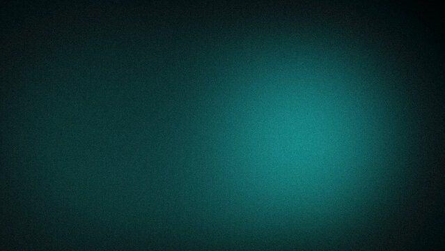 Abstract luxury grainy 4K background with deep teal dark turquoise and emerald hues