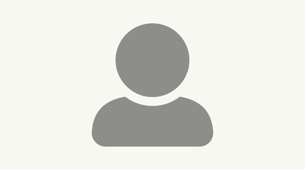 Obraz premium A person icon represents an individual in a simple graphic design