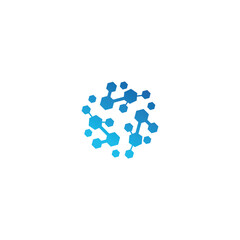 Fototapeta premium Technology Artificial Intelligence AI Network Digital Connection Innovation Data System Neural Network Hexagon Modern Tech Futuristic Cyber Technology Connectivity Smart System Blockchain Cloud Comput