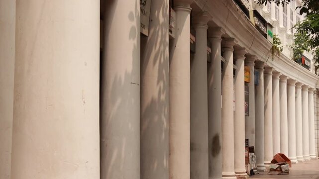 Connaught Place, a shopping and hangout point in central Delhi. popular for meeting up and shopping.