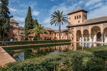 Naklejka premium Tha Alhambra palace, Granada, Spain