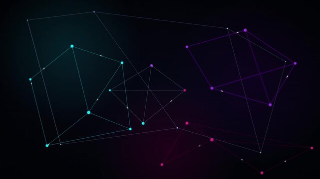 tech plexus network glowing data nodes background