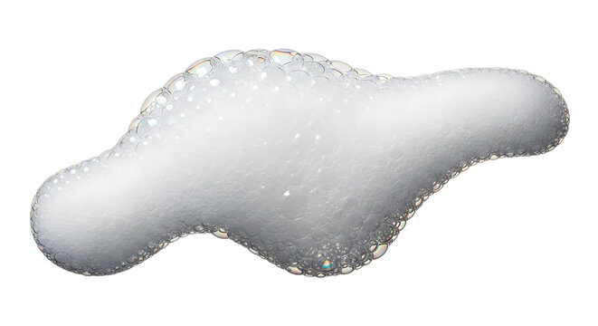 Soap bubble isolated on transparent background