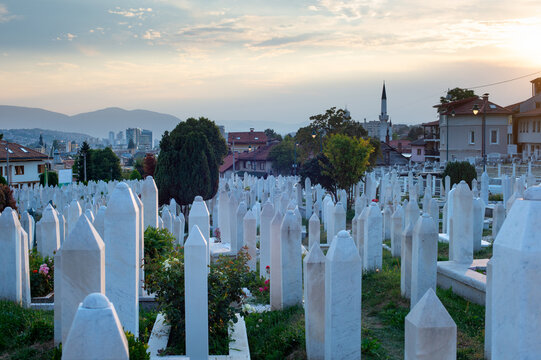 Kovaci Memorial Cemetery. Sarajevo, Bosnia