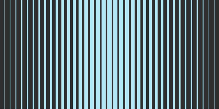 Abstract halftone vertical line pattern vector background with blue and black stripes gradient effect