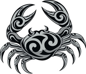 Fototapeta premium Decorative Cancer Tribal Art