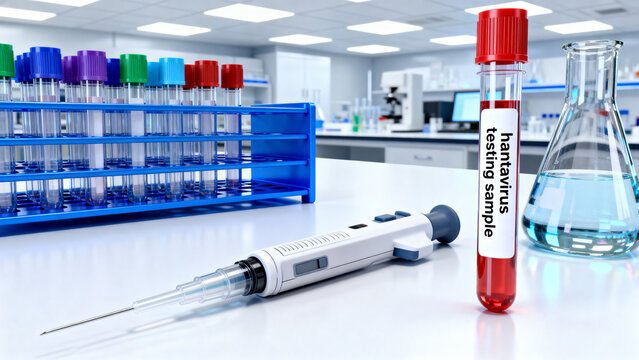 Modern laboratory setup for PCR testing of hantavirus 