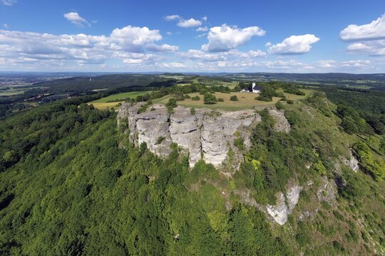 Staffelberg, 539m, near Bad Staffelstein, district Lichtenfels, Franconian Switzerland, Franconian Alp, Upper Franconia, Franconia, Bavaria, Germany