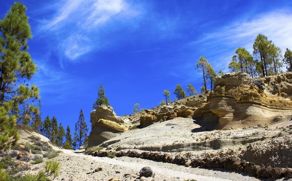 Paisaje Lunar, "Lunar Landscape", Vilaflor, Tenerife, Canary Islands, Spain