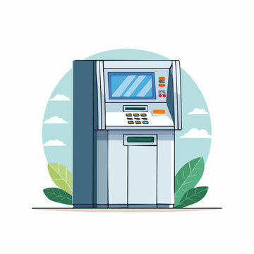 ATM Machine Illustration