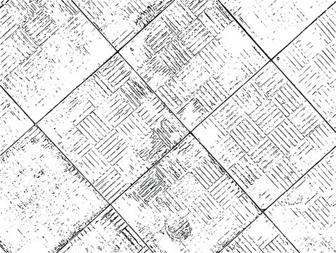 Abstract geometric pattern tile grunge overlay texture background