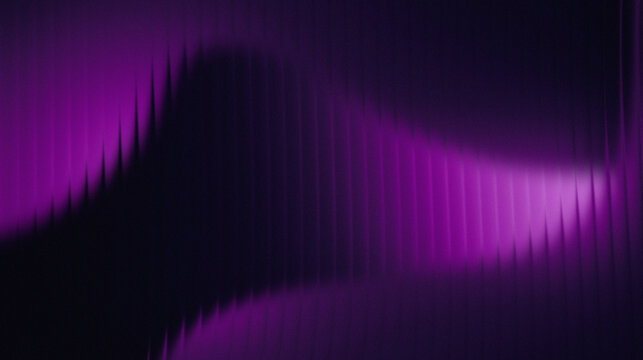 The dark purple color contrasts with the black background with a pattern of vertical lines that cut through the color gradation, there is a zigzag distortion at the edges, giving the impression of ene