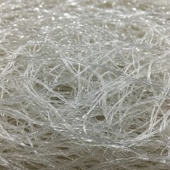 Fototapeta premium Close-up of Transparent Fibers Texture