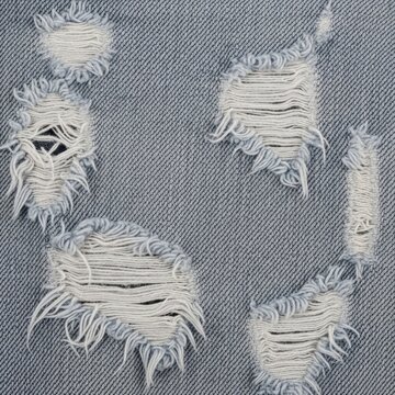 Ripped Denim Fabric Texture