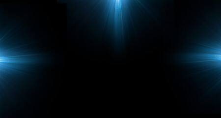 Fototapeta premium Blue Light Ray Glowing Background,Futuristic Blue Neon Glow Design,Cyber Blue Neon Ray Abstract