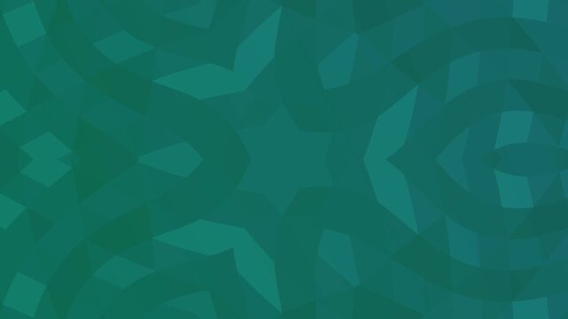 Abstract Teal Low Poly Triangle Loop Background
