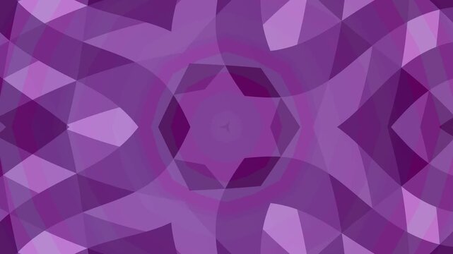 Purple Low Poly Cubes Hypnotic Abstract Loop