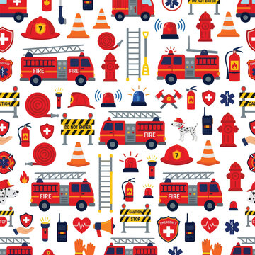 Fire trucks and emergency vehicles equipment.