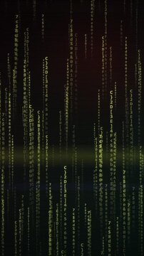 Digital Hash Mismatch 403 Error with Falling Code Background
