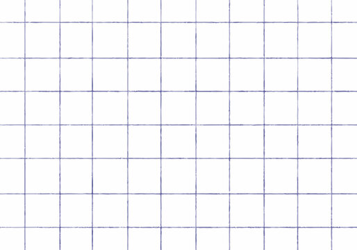 ネイビーの手書き風方眼・格子背景素材（濃紺・単色・ベクター）