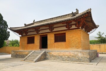 Fototapeta premium Guangrenwang Temple (Five Dragons Temple), Ruicheng County, Yuncheng City, Shanxi Province, China