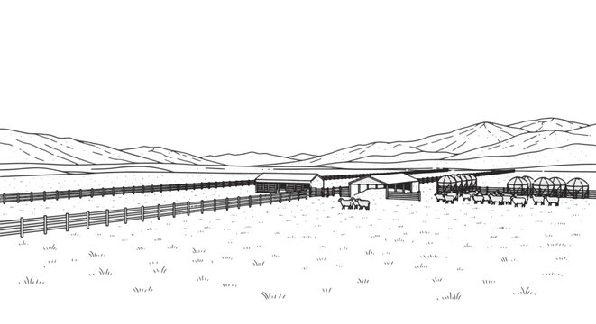 Black and white line art illustration of the map of Chile with minimalist topographical details and coastal outlines, isolated on a white background for graphic design.