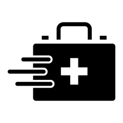 Fototapeta premium support Solid icon