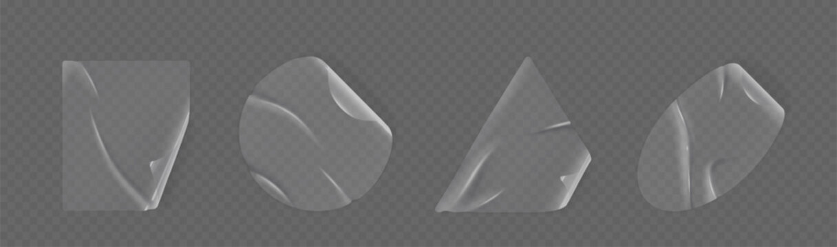 Transparent stickers peel off, patches or pvc film