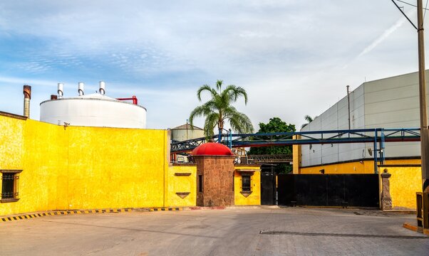 Jose Cuervo La Rojena Distillery, a tequila factory in Tequila - Jalisco, Mexico