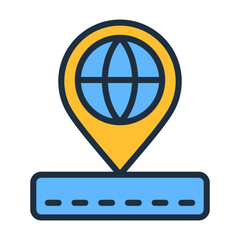Dns Server Icon - Lineal Color © anilofex