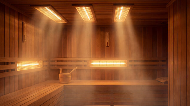 Infrared Sauna Amber Interior