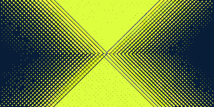 abstract geometric pattern with yellow to navy gradient