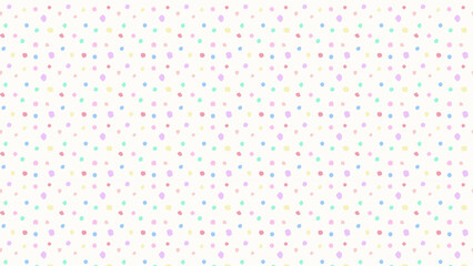 カラフルなレインボーカラーのランダムなぎざぎざ模様かわいらしい16:9背景素材 © NASYUKA