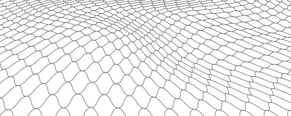 Mesh texture for fishing nets. Seamless pattern for sportswear or soccer goal, volleyball net, basketball hoop, hockey, athletics. Abstract net background for sports. © Hendra