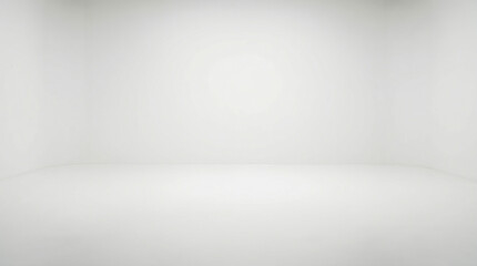 Clean White Studio Background with Soft Lighting. © Miravo