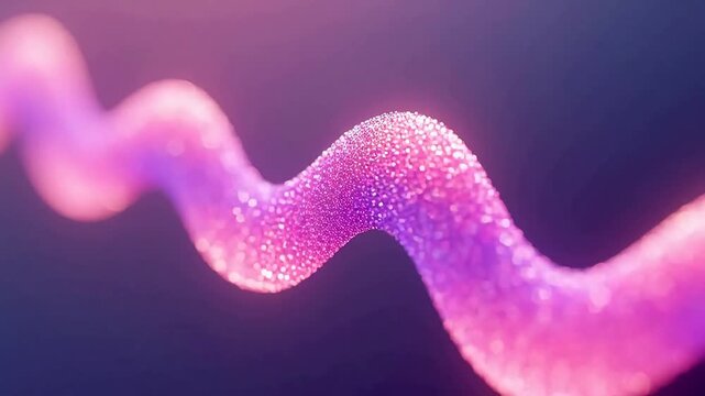 Purple spiral light wave