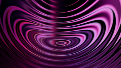 Obraz premium Abstract digital art background with concentric ripples in shades of purple and pink
