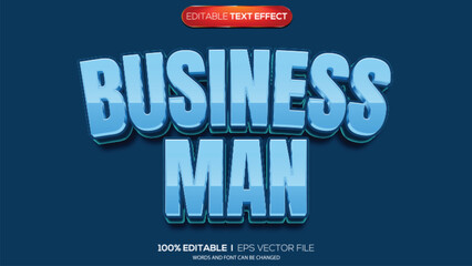 Fototapeta premium 3d text effect business theme