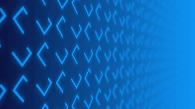 Abstract Blue Digital Arrows Technology Motion Background
