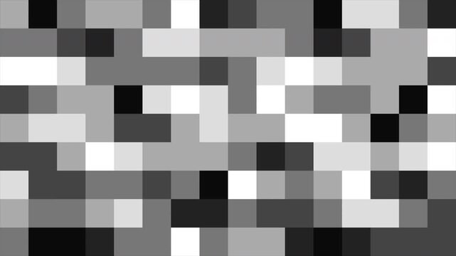Censored Mosaic Animation for Prohibition Concepts and Privacy Design Projects 4k video