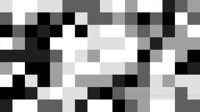 Mosaic Censored Animation for Prohibition Concepts and Privacy Protection in Motion Design 4k video