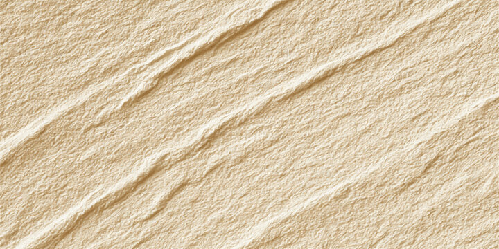 Textured Beige Stone Background with Diagonal Ridges and Gritty Surface for Architectural Graphic Design