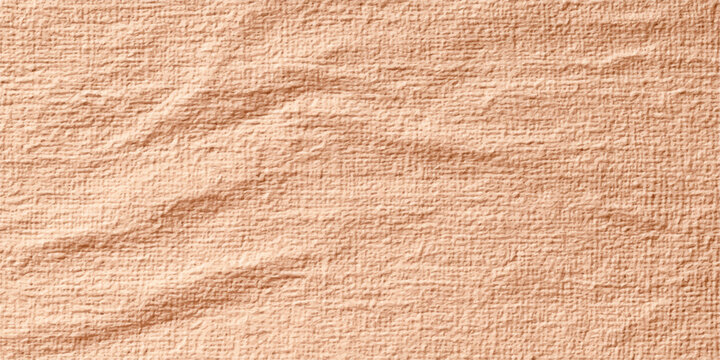 Beige Linen Texture Vector Background with Natural Woven Fabric Pattern and Soft Wrinkles