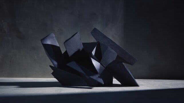 Geometric Origami Paper Art Sculpture Studio.