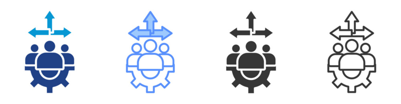 DECISION MAKING  icon set multiple style collection	
