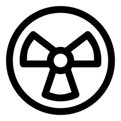Naklejka premium nuclear icon