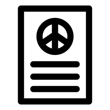 peace treaty icon