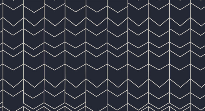 Dark blue geometric pattern with repeating light gray chevron or zigzag lines creating a sophisticated and modern abstract texture.